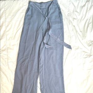 Thread & Supply Blue High-Waisted Trousers